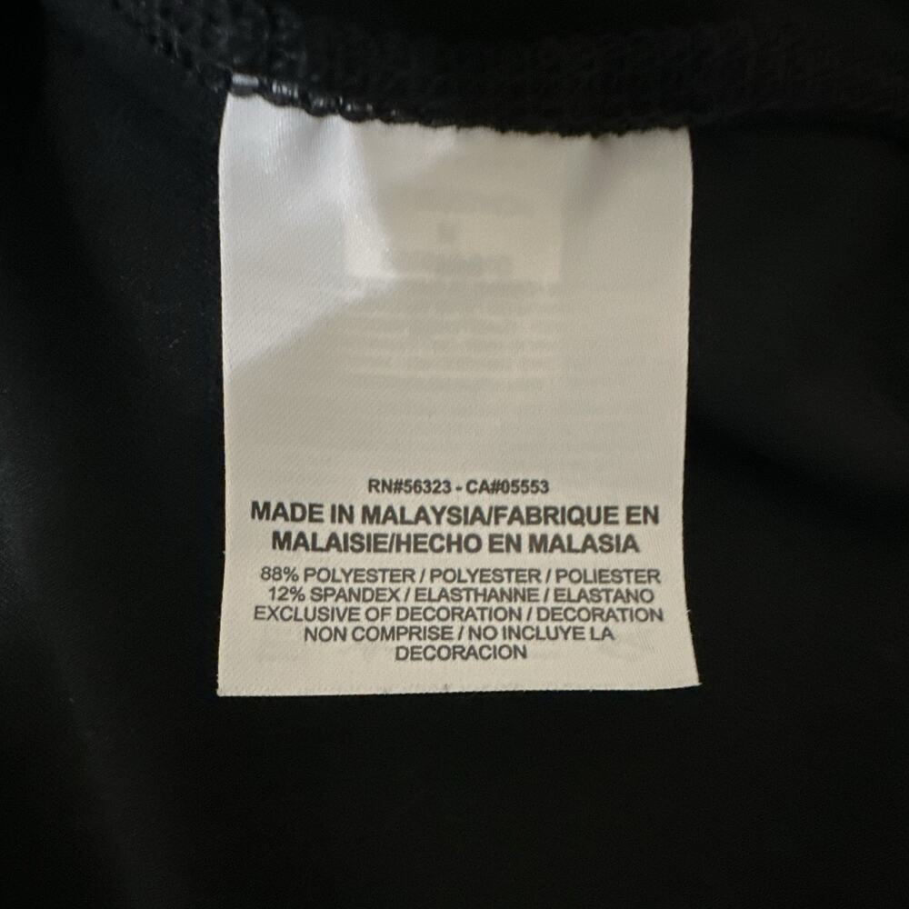 Nike Dri-FIT Womens Running 1/4 Zip Mock Neck Long Sleeve Black M Reflective - Picture 9 of 14